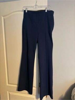 Lands' End Dark Navy Flare Dress Pants